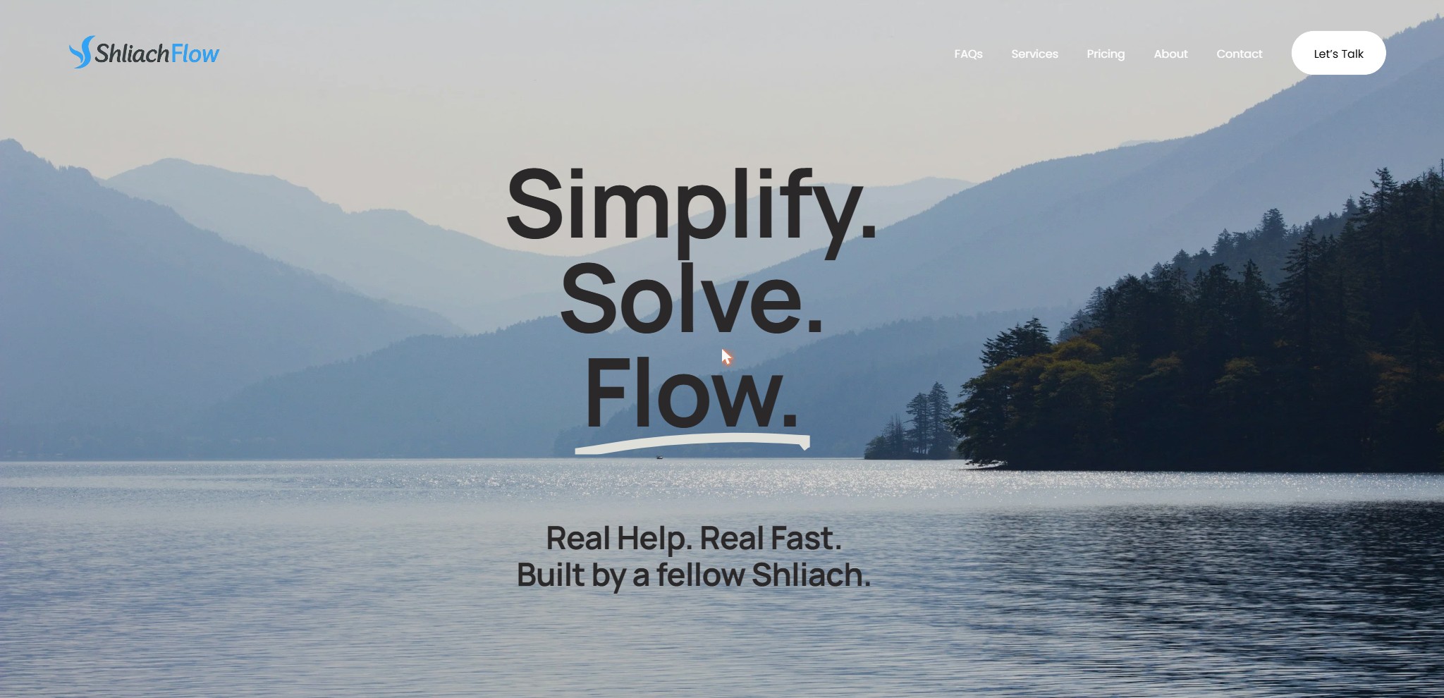 ShliachFlow Squarespace site